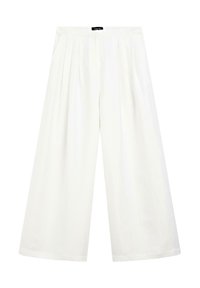 RELAXED FIT WAIST  - Trousers - white