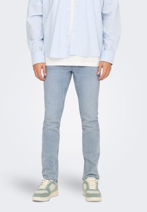 Only & Sons, ONSLOOM SLIM BOX PIM DNM  MU OTL - Jeans Slim Fit - light blue denim