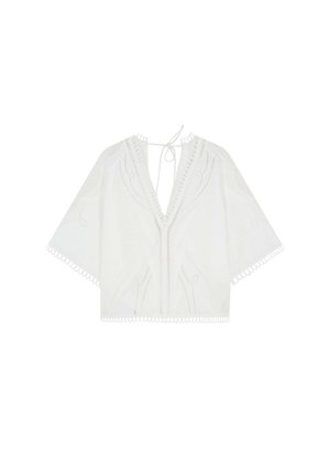 SCALPERS SCLACE SET TOP - Blusa - white