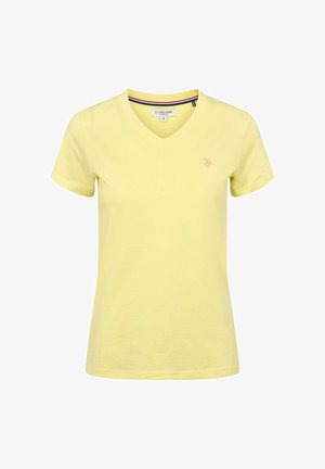 U.S. Polo Assn., UWASSIA V-NECK T-SHIRT - T-shirts basic - lemonade
