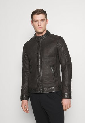 ALDEN - Skinnjakke - antic brown