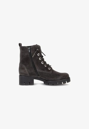 Gabor, GABOR DAMEN - BOOTS 8018.02 GRAU 38,5 - Lace-up ankle boots - grau