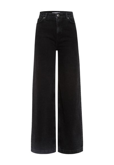 IVY OAK PIXIE - Leveälahkeiset - washed black