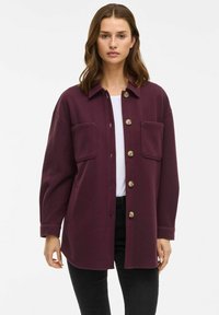 VILA VIKIMMI JACKET - Blúzka so zapínaním na gombíky - fig