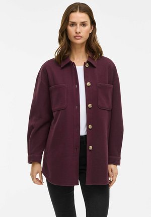 VILA VIKIMMI JACKET - Blúzka so zapínaním na gombíky - fig