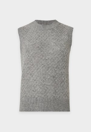 JDY, JDYBIGUM O NECK - Μπλούζα - medium grey melange