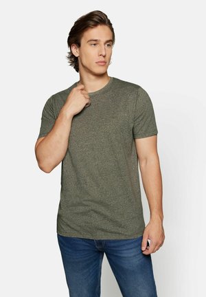 ELTON MOLINER LOGO - T-Shirt basic - cypress green
