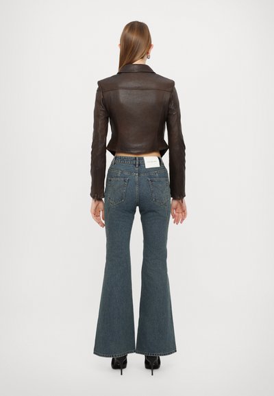 Feng Chen Wang SEAMING JACKET - Nahkatakki - brown