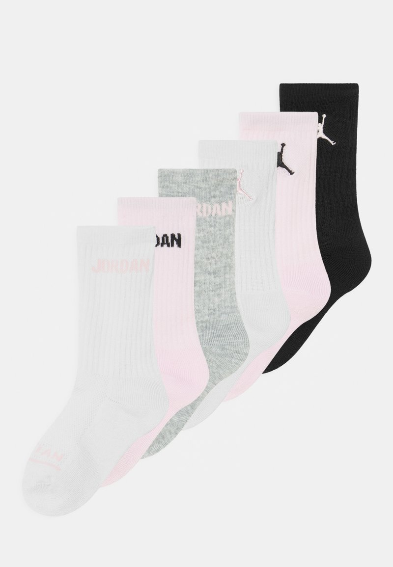 Jordan GIRLS LEGEND CREW 6 PACK Chaussettes de sport pink foam/rose