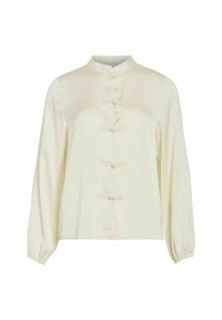 VILA MIT LANGEN ÄRMELN HIGH NECK - Blouse - birch
