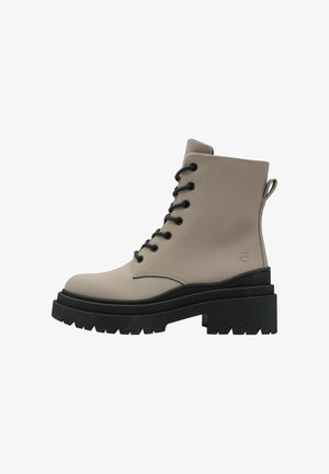 Tamaris Stivaletti con plateau - taupe