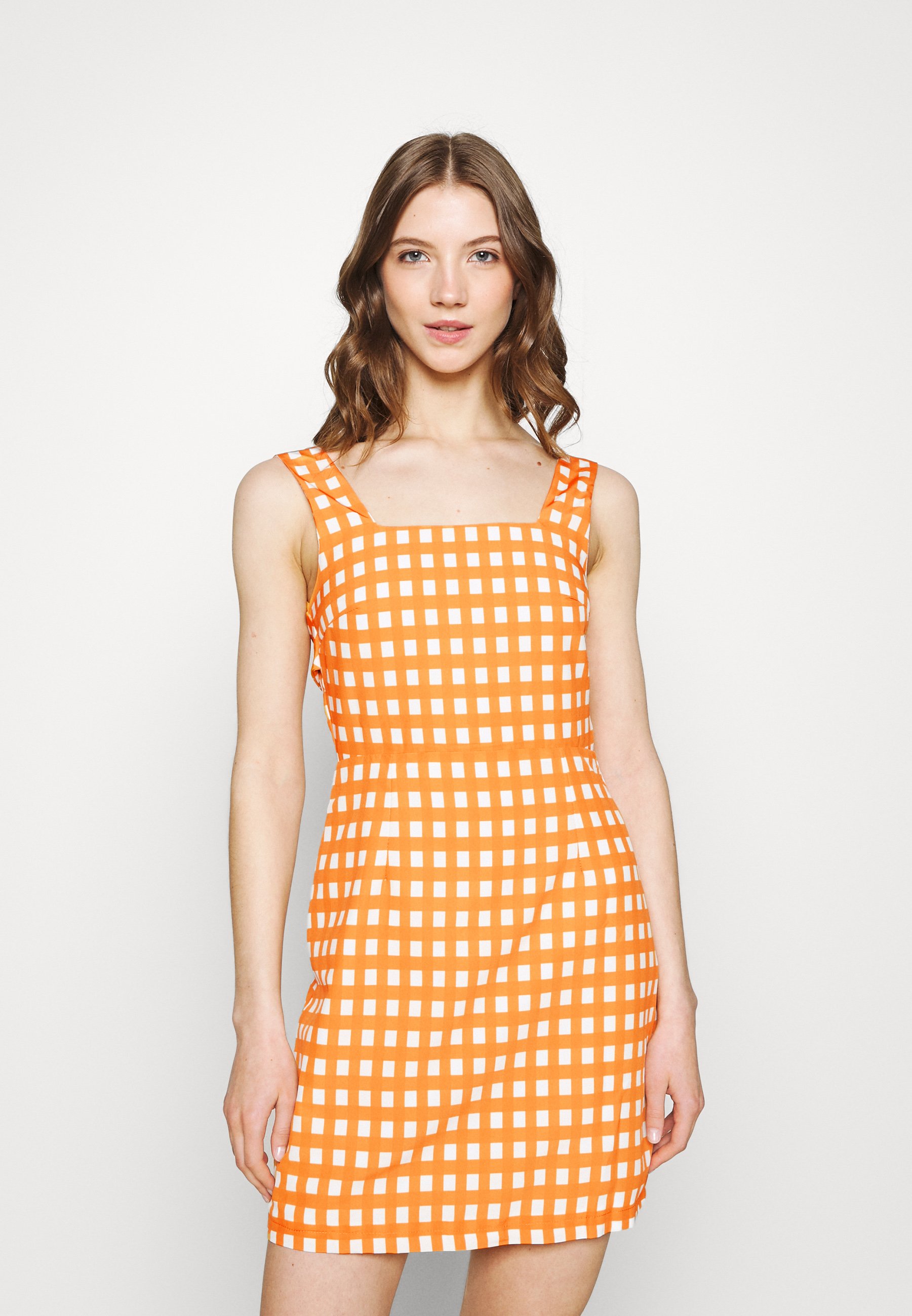 glamorous gingham dress