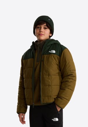 The North Face, REVERSIBLE SHASTA HOODED JACKET UNISEX - Veste d'hiver - caraway seed/bottle green