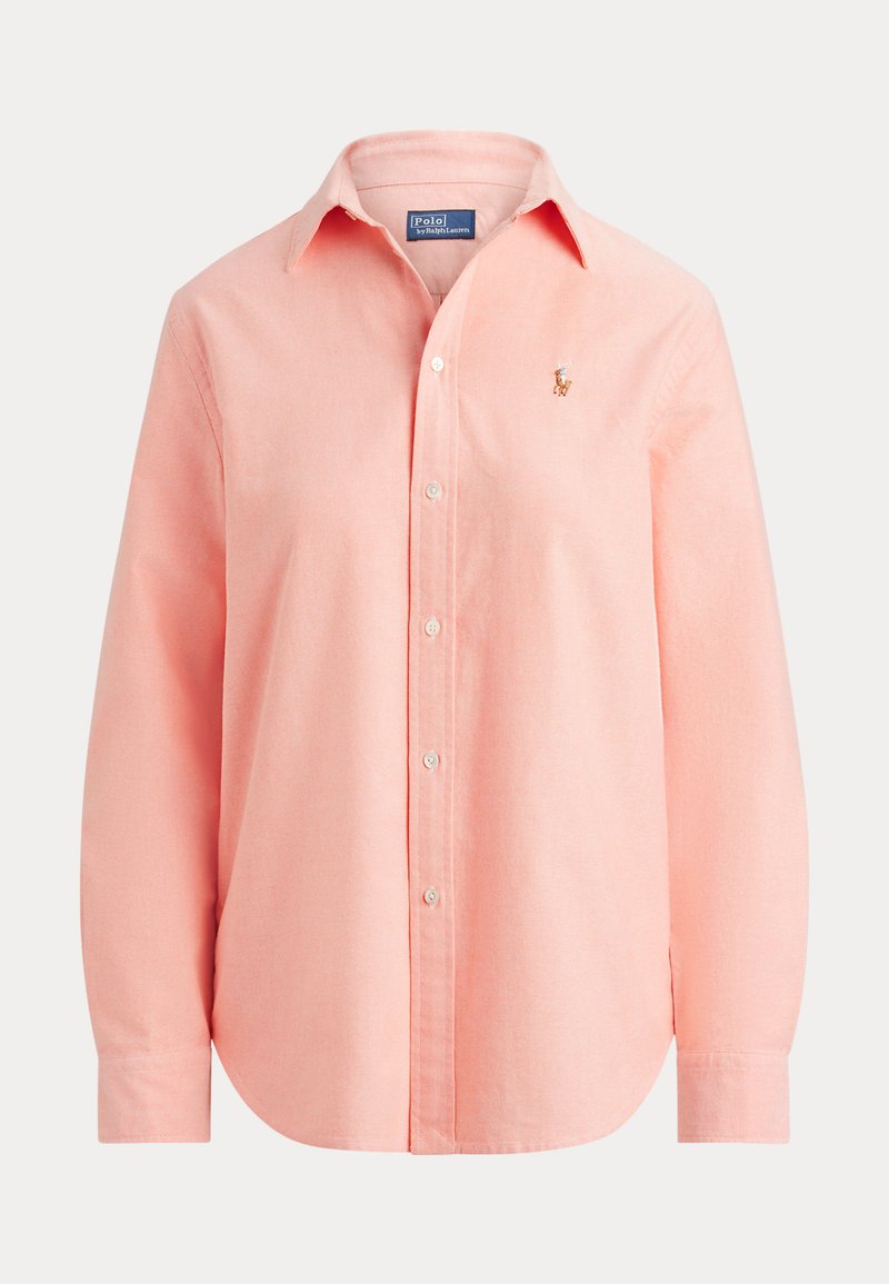 Polo Ralph Lauren THE ICONIC CLASSIC FIT OXFORD SHIRT - Button-down blouse  - peach tree/orange - Zalando.ie