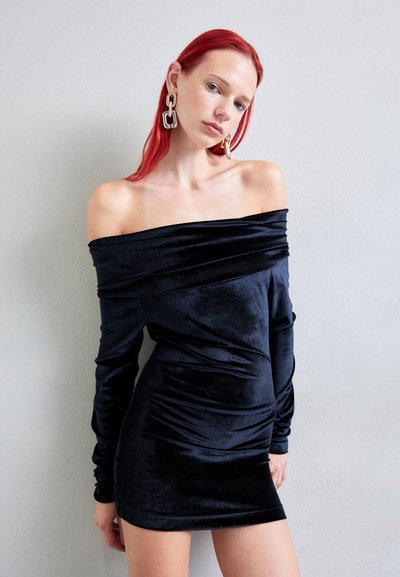 GmbH OFF SHOULDER MINI DRESS - Cocktail φόρεμα / Φόρεμα για πάρτι - black