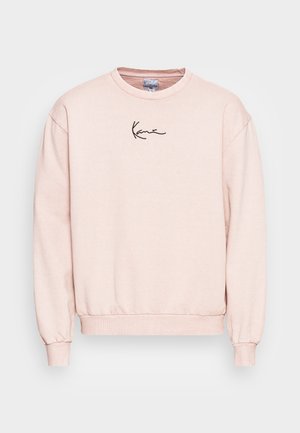 UNISEX SMALL SIGNATURE WASHED CREW UNISEX - Sweatshirt - rose