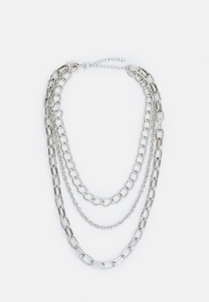 Urban Classics CLASSIC LAYERING NECKLACE UNISEX - Halskæder - silver-coloured