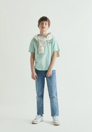 Scalpers, GOOSE TEE - Triko s potiskem - water