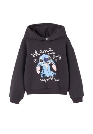 Vertbaudet, VERTBAUDET HOODED LILO AND STITCH SWEATSHIRT FOR GIRLS - Hoodie - anthracite