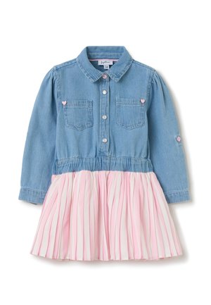 OVS Spijkerjurk - blue pink