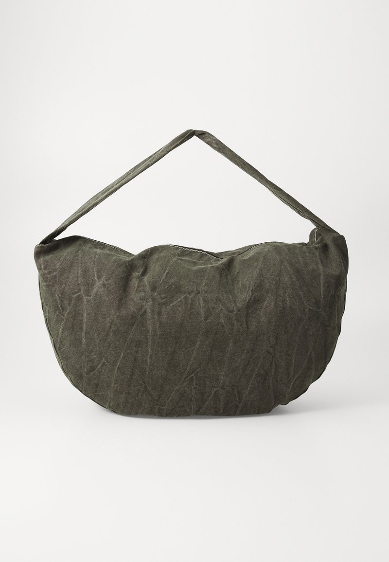 Weekday WASHED UNISEX - Bevásárlótáska - dark khaki green