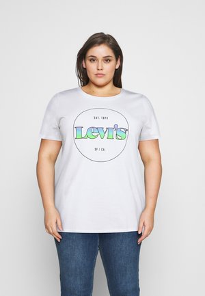 PERFECT TEE - T-shirt con stampa - circle gradient white