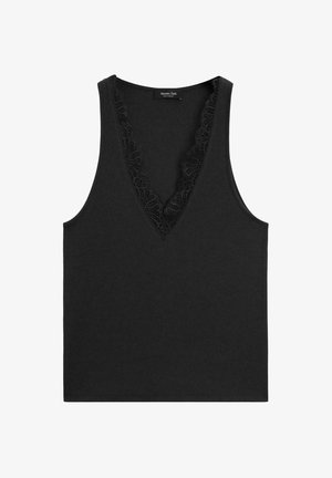 Massimo Dutti, Top - black