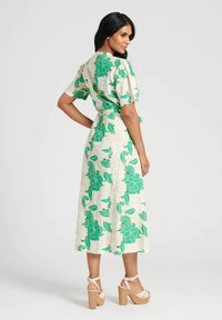 South Beach MIDI WAIST - Skjortklänning - green
