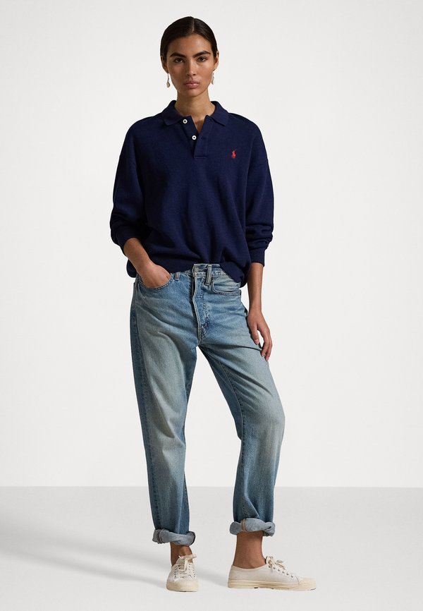 POLO COLLAR FLEECE PULLOVER - Sweatshirt2