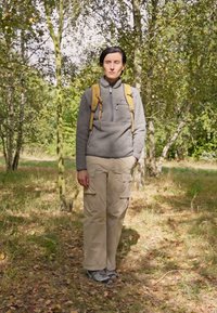 Patagonia RETRO MARSUPIAL - Felpa in pile - salt grey/light plume grey