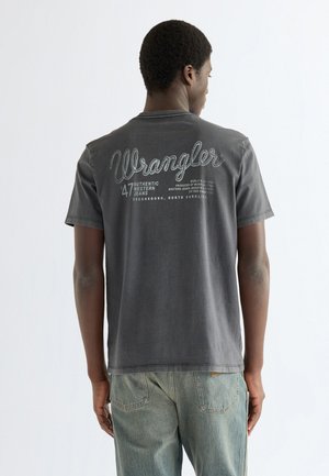 Wrangler, GRAPHIC - Тениска с щампа - jet black