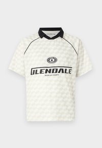 JCORETREAT AOP OPEN COLLAR  - Polo shirt - cloud dancer/vapour blue