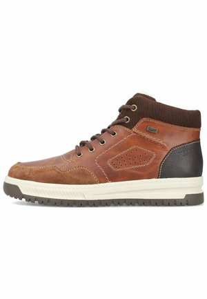 Rieker Sneakers high - sattel amaretto braun braun moro