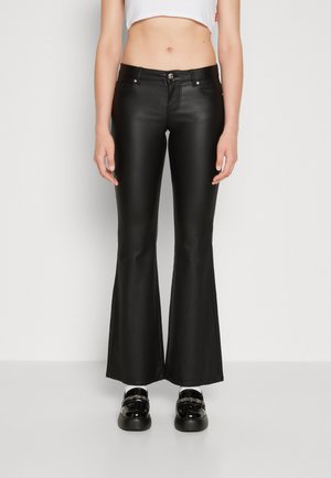 ONLY ONLTIGER LOW WAISTED FLARED - Παντελόνι - black