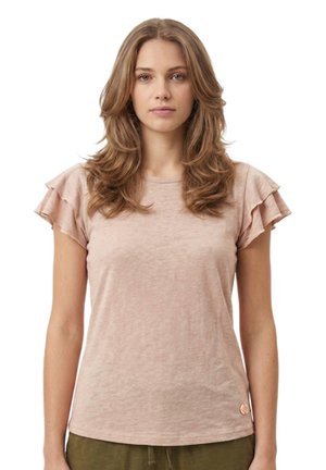 LEONE 1947, WOMAN T-SHIRT SHORT SLEEVES URBAN SAFARI - T-shirt imprimé - veiled rose