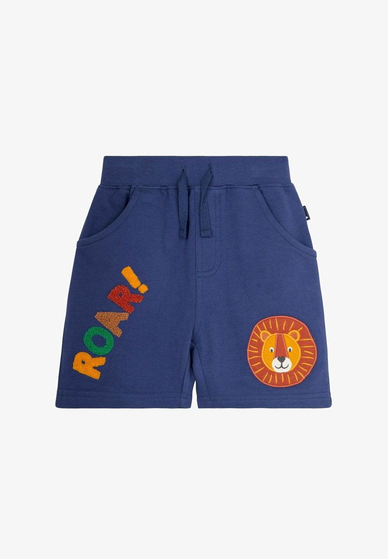 JoJo Maman Bébé APPLIQUE IN POCKET - REGULAR FIT - Tepláky - indigo blue lion