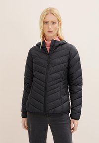 TOM TAILOR DENIM LIGHT WEIGHT PUFFER JACKET - Giacca invernale - deep black