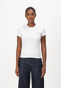 Tommy Jeans LINEAR TEE 2 PACK - Jednoduché tričko - ballet/white