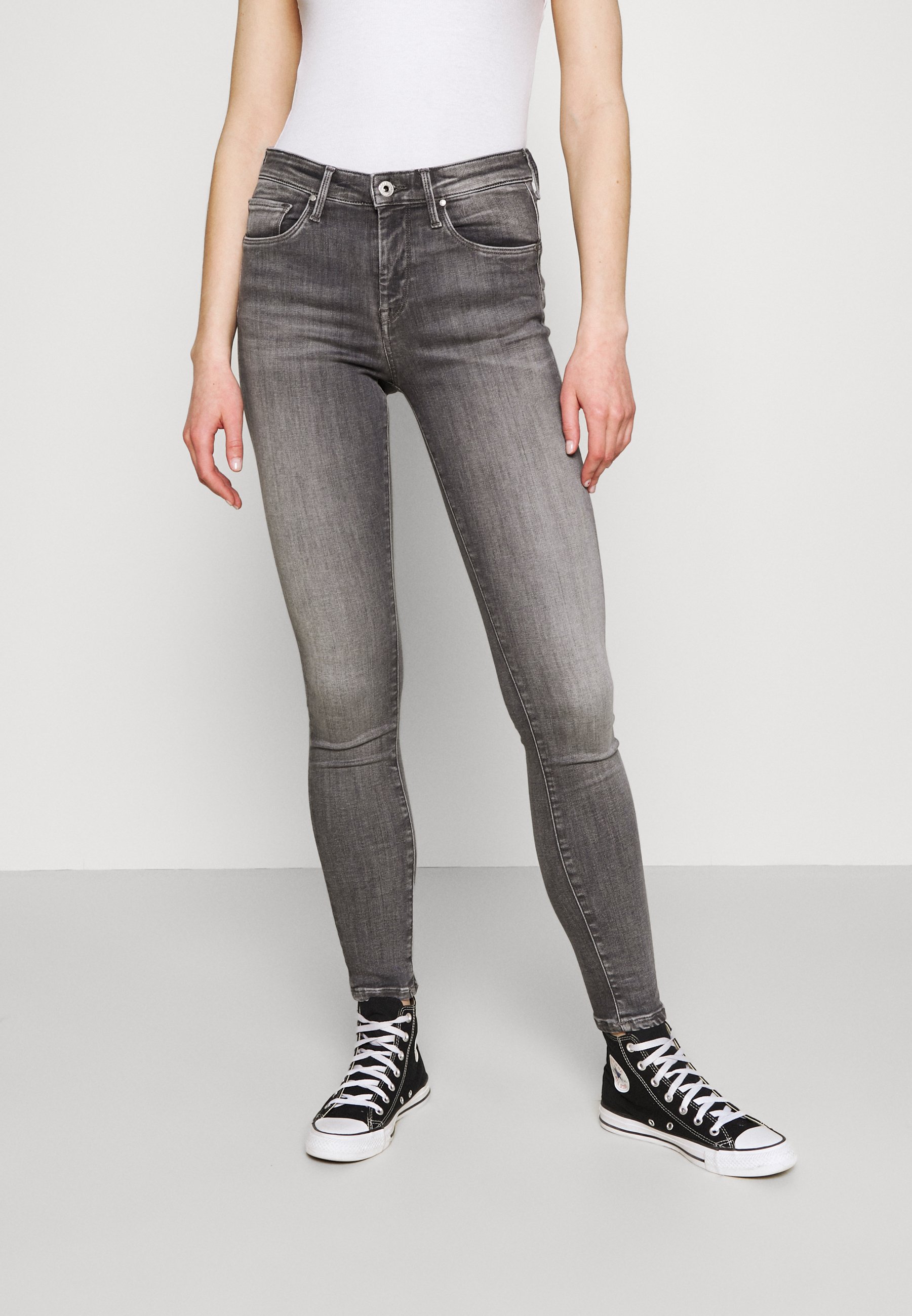 Pepe Jeans ZOE - Jeans Skinny Fit - denim/grey denim - Zalando.ie