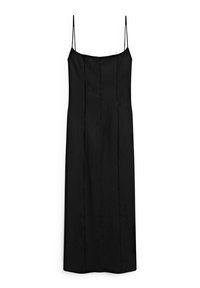 STRAPPY FITTED MIDI - Cocktailklänning - black