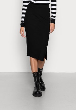 HELENA SKIRT - Falda de tubo - jet black