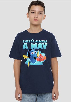 Disney FINDING NEMO DORY THERE'S ALWAYS A WAY - Print T-shirt - dark blue