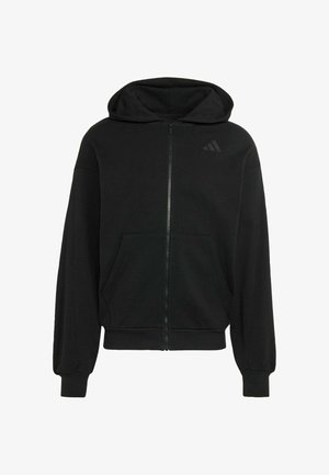 adidas Sportswear, ADIDAS SPORTSWEAR M AK SL FZ - Majica s kapuljačom i patentnim zatvaračem - black