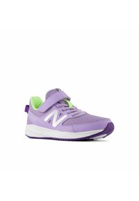 New Balance 570V3 BUNGEE LACE WITH TOP STRAP - Sneakers basse - lilac glo bleached lime glo