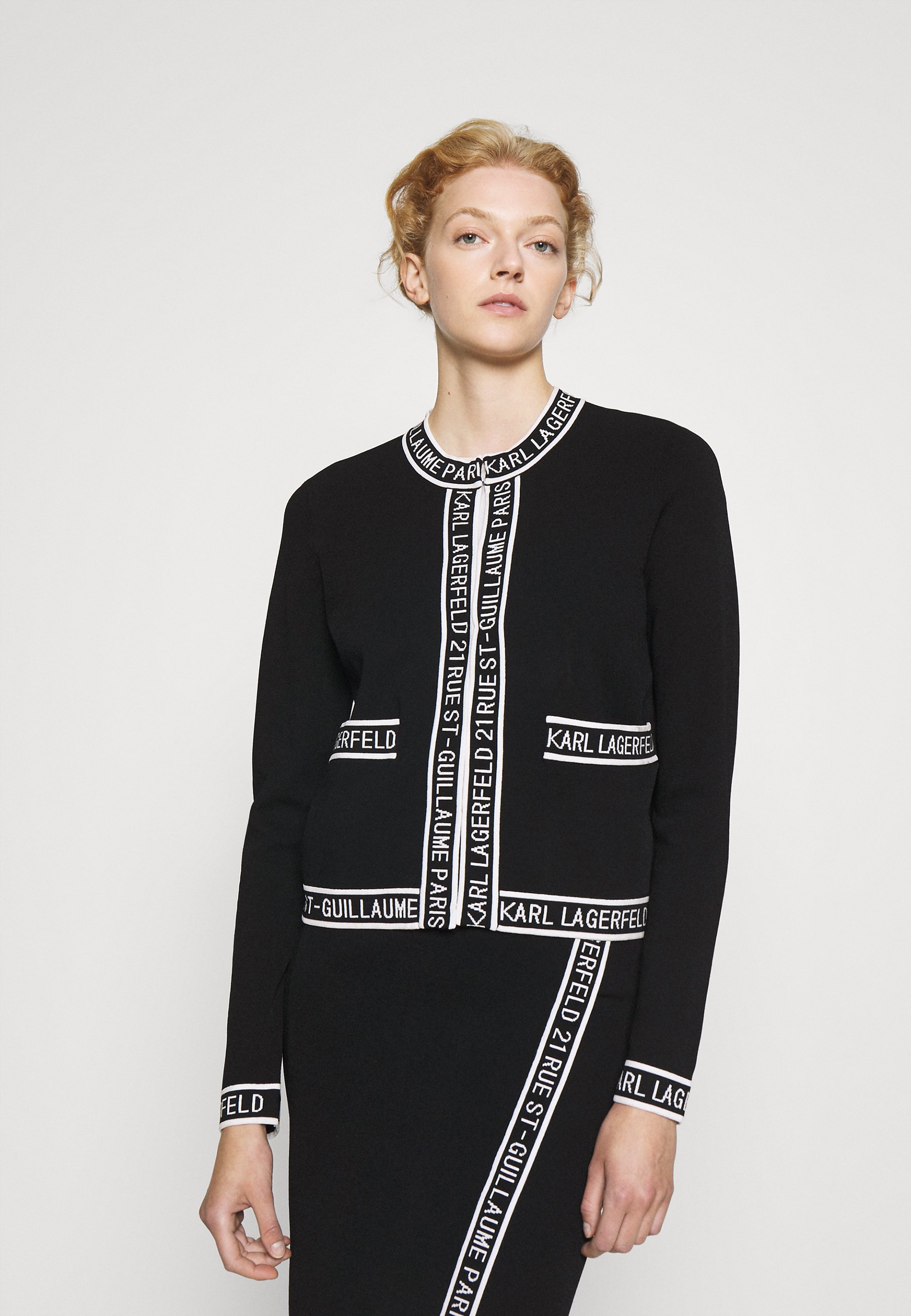 KARL LAGERFELD CLASSIC LOGO - Cardigan 