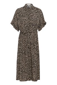Unselected, black with brown dots