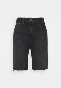 HARPER BERMUDA - Džinsa auduma šorti - black denim