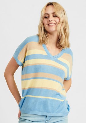 NUDARLENE - Print T-shirt - della robbia blue