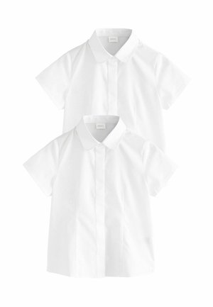 Next, REGULAR FIT - SHORT SLEEVE FITTED SCHOOL 2 PACK  - Blúzka so zapínaním na gombíky - white