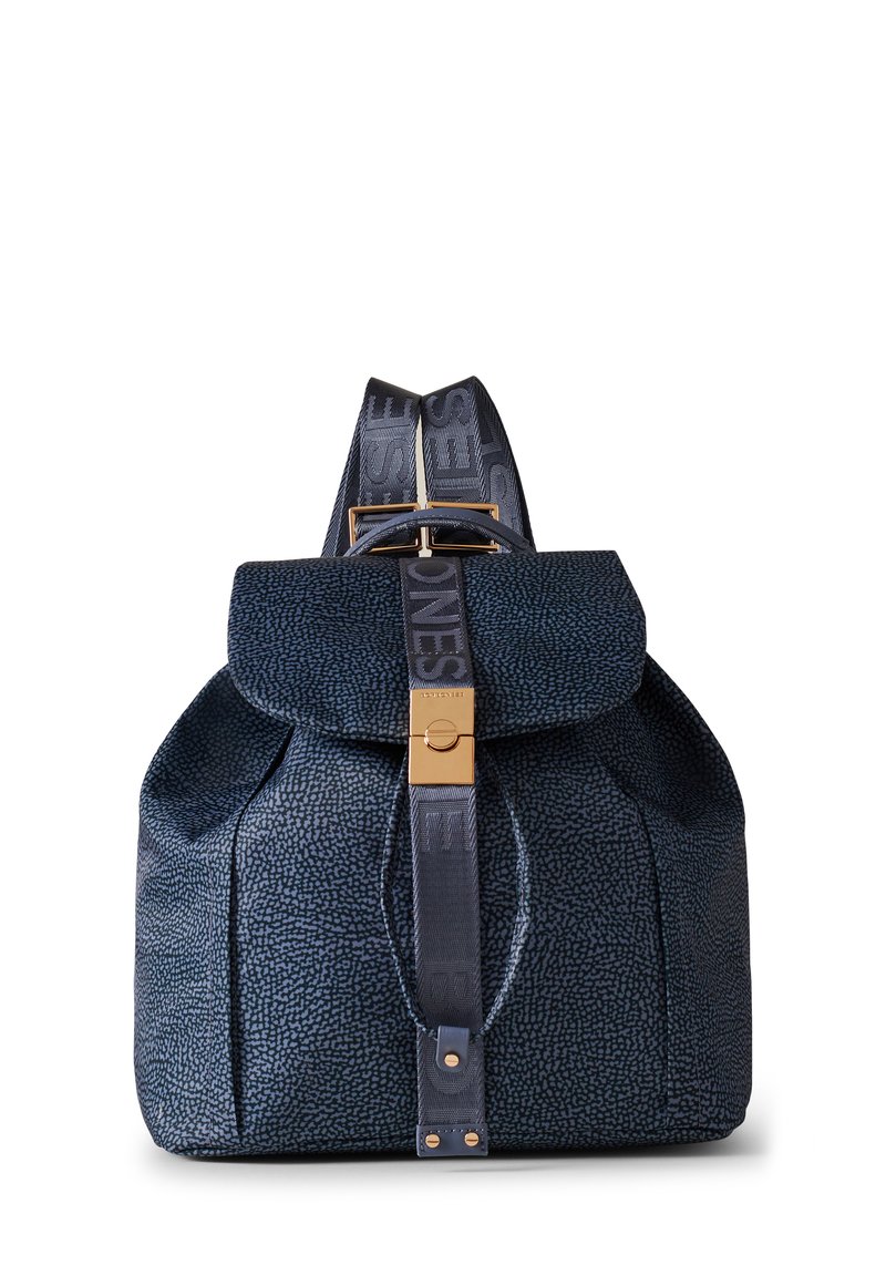 Borbonese FOLD MEDIUM - Tourenrucksack - denim/blue denim - Zalando